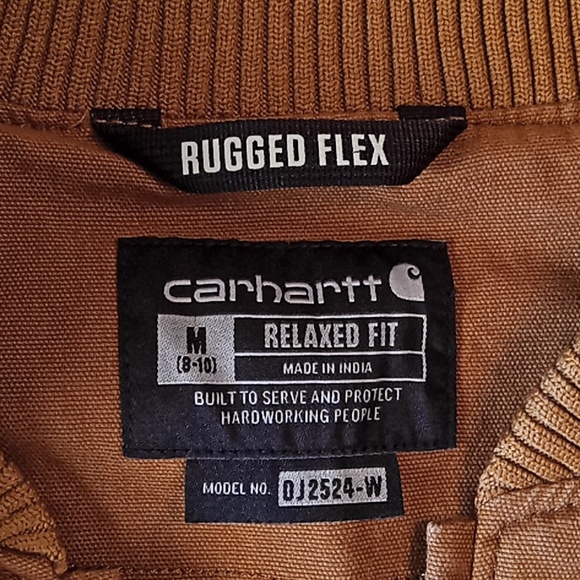 Carhartt Men's Tan Jacket. Rugged Flex. Relaxed Fit. Medium (8-10). NWOT. - Picture 4 of 16